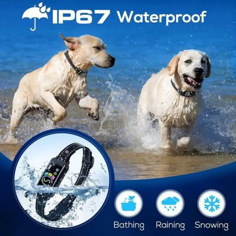 Bark Collar, 2 Pack Smart Dog Bark Collar for Large to Medium to Small Dogs
